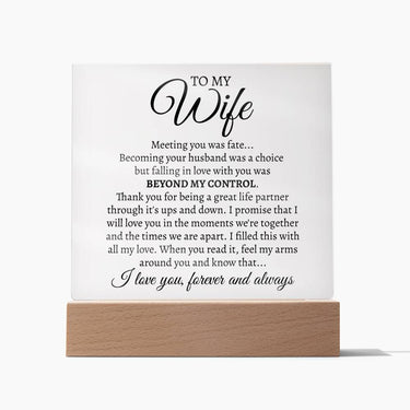 Sentimental To My Wife